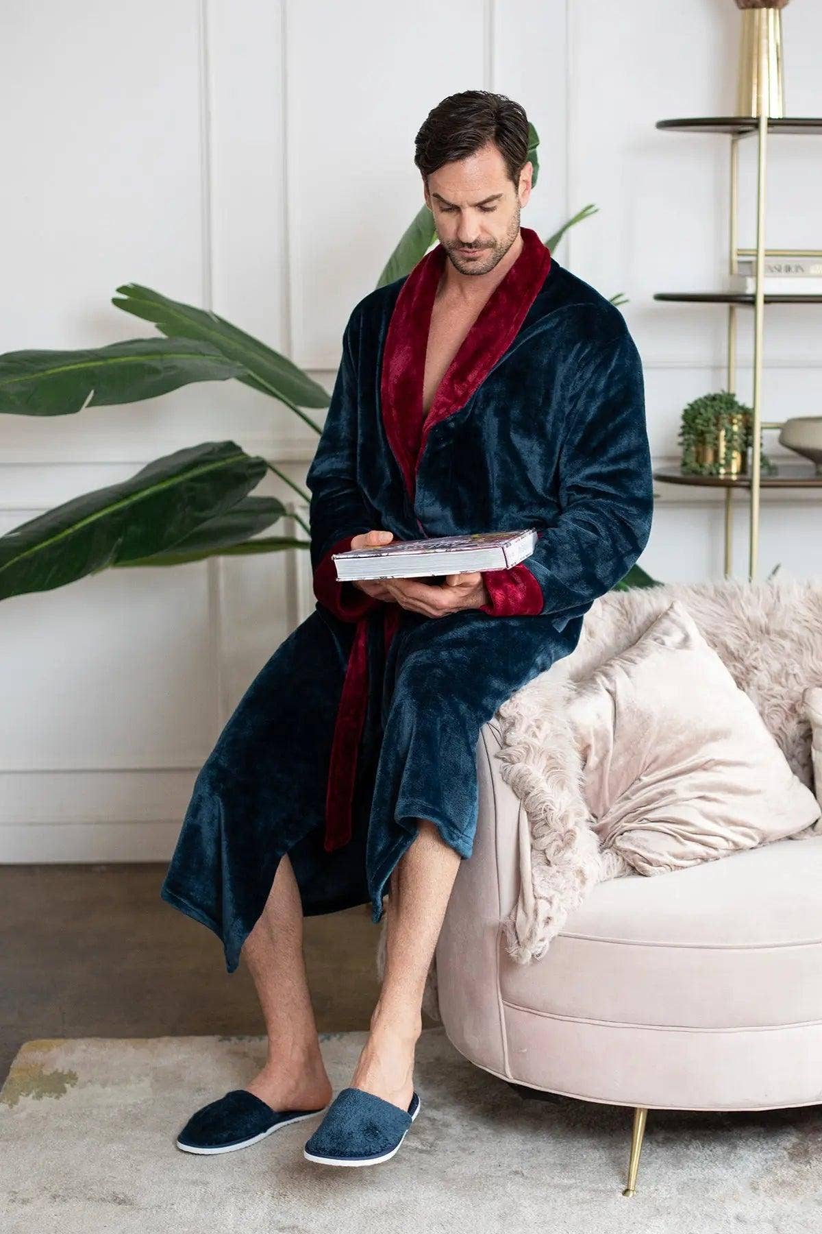 Lotus Linen - Wholesale Robe - Men's - Cozy Mens Plush Robes – Built for Comfort, Designed to Last13