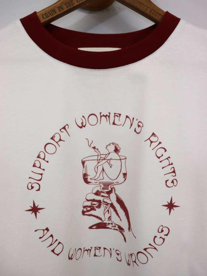 Farewell Frances - Vente T-shirt sérigraphié – femme - T-shirt à col contrasté pour les droits des femmes1