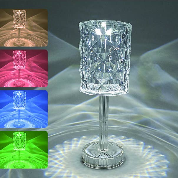 LAX Gadgets - Wholesale Night Light - Elegant LED Crystal & RGB Lamps For Home Decor- Retail Pack46