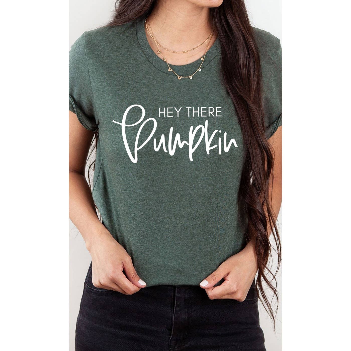 Kissed Apparel - Wholesale Screen Printed T-Shirt - Women's - Hey There Pumpkin Graphic Tee5