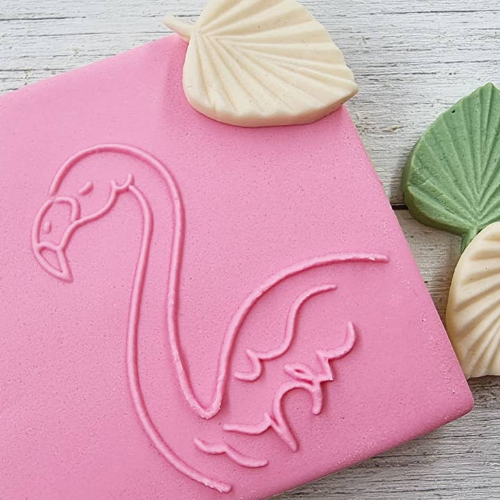 Flamingo Fondant Embosser, Cookie Debosser for wholesale by Make and Fun