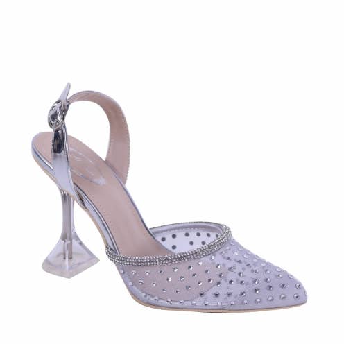 Zapatos de vestir de tacón alto y la parte superior con adorno. para venta al por mayor de Atalina