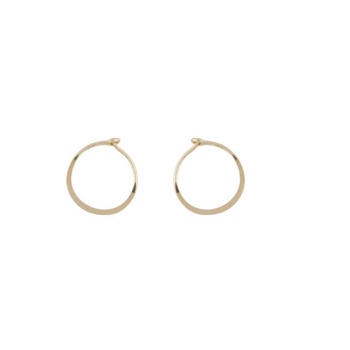 Mark Steel Jewelry - Wholesale Hoop Earrings - 22 Gauge Flat Wire Hoop Earring Available in Sizes 9mm-18mm