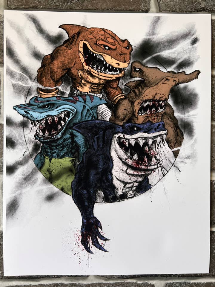 Impression Jawsome-Fine Art pour la vente par Andy Sciazko Art