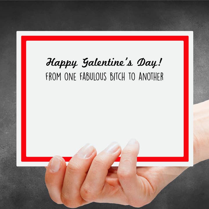 Snarky Card - Valentine - Happy Galentine's for wholesale by Snarky Megs