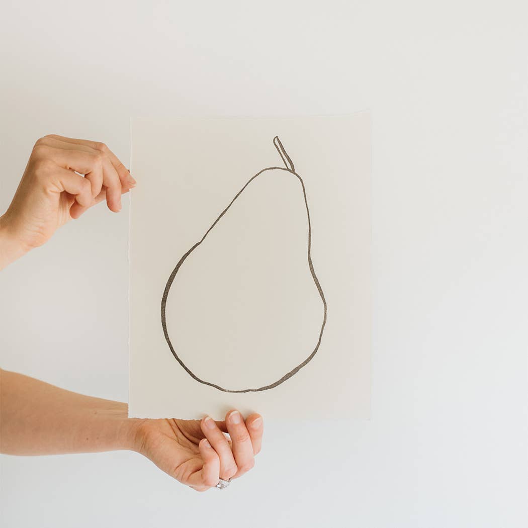 Lettered West - Wholesale Art Print - Pear Print1