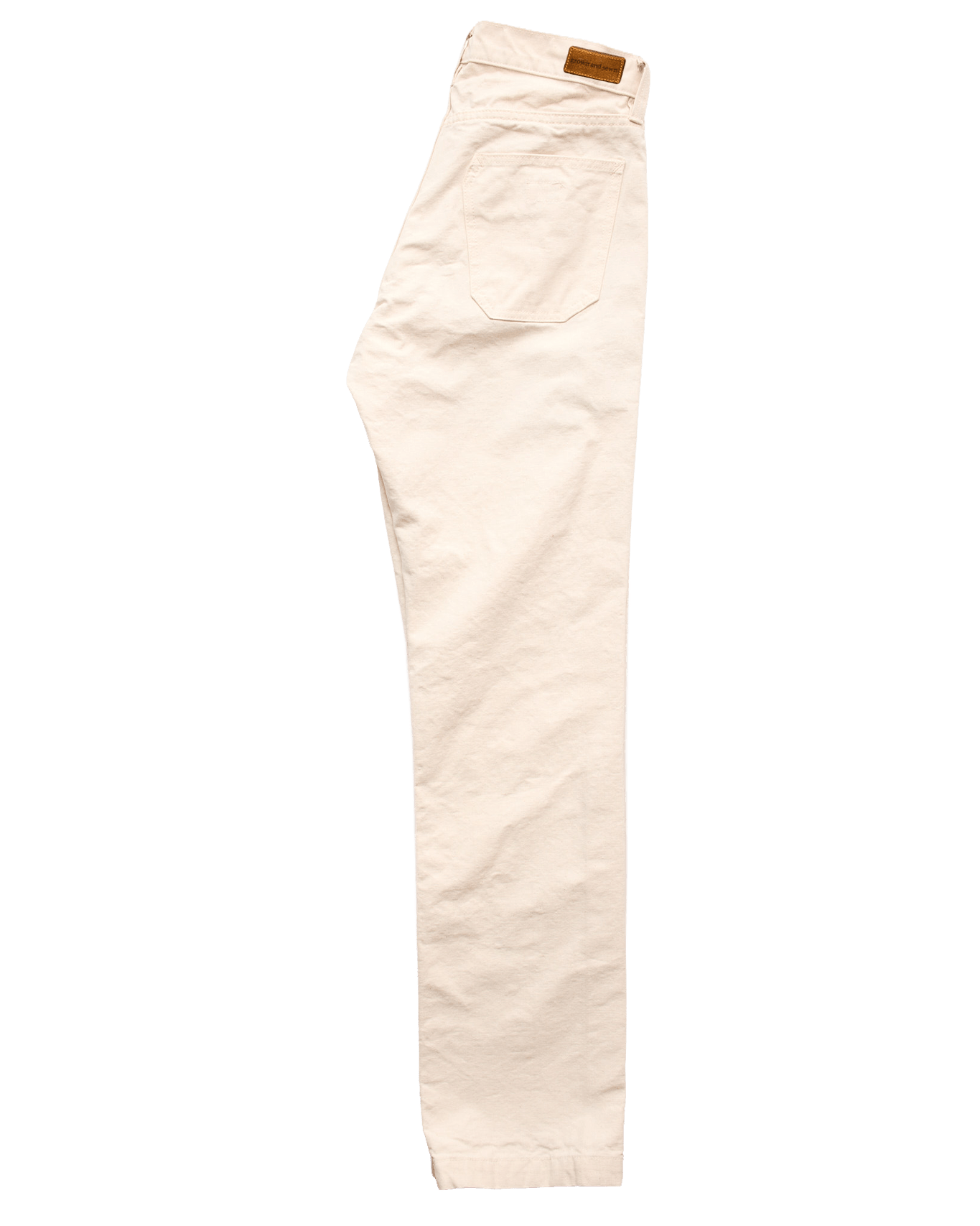 Grown and Sewn - Wholesale Pants - Men's - Foundation Mid Weight Canvas Pant - Natural1