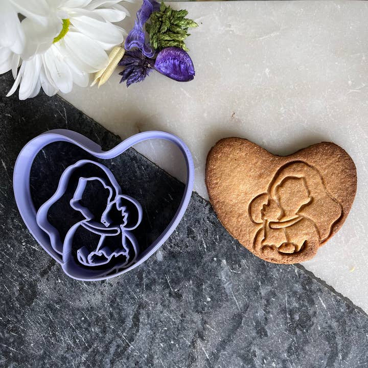 Mother and Child - cookie cutter for wholesale by Uniberry 3D