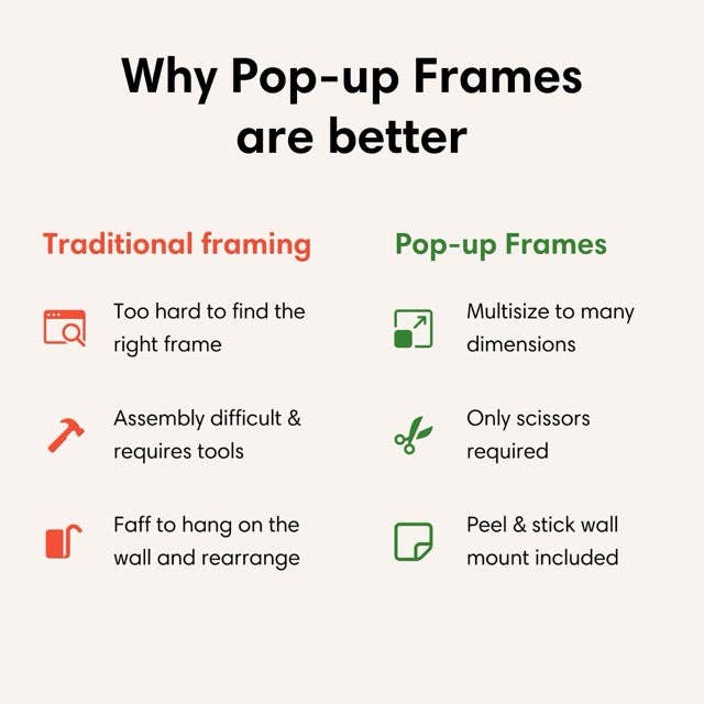 Pop-up Frames - Wholesale Picture Frame - Picture Frame 3-pack for Uni Students7