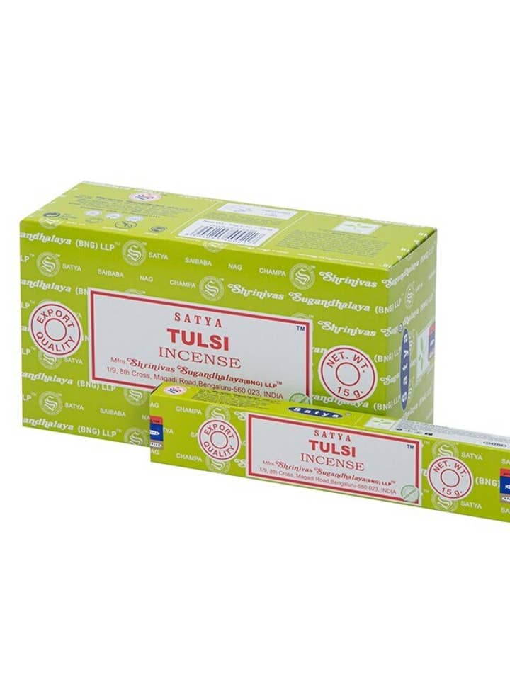 Satya NS Wierook 15g Tulsi voor wholesale door AUM Fragrances