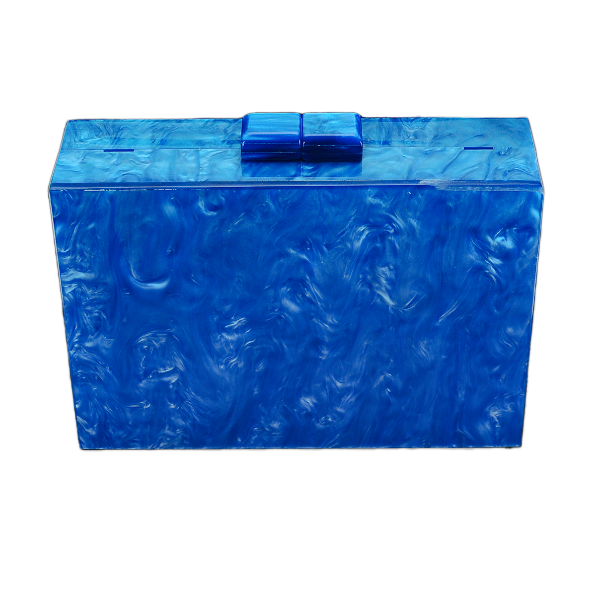 Betsy Dare - Wholesale Clutch Bag - Women's - Blue Stargazer Acrylic Cyndi Clutch4