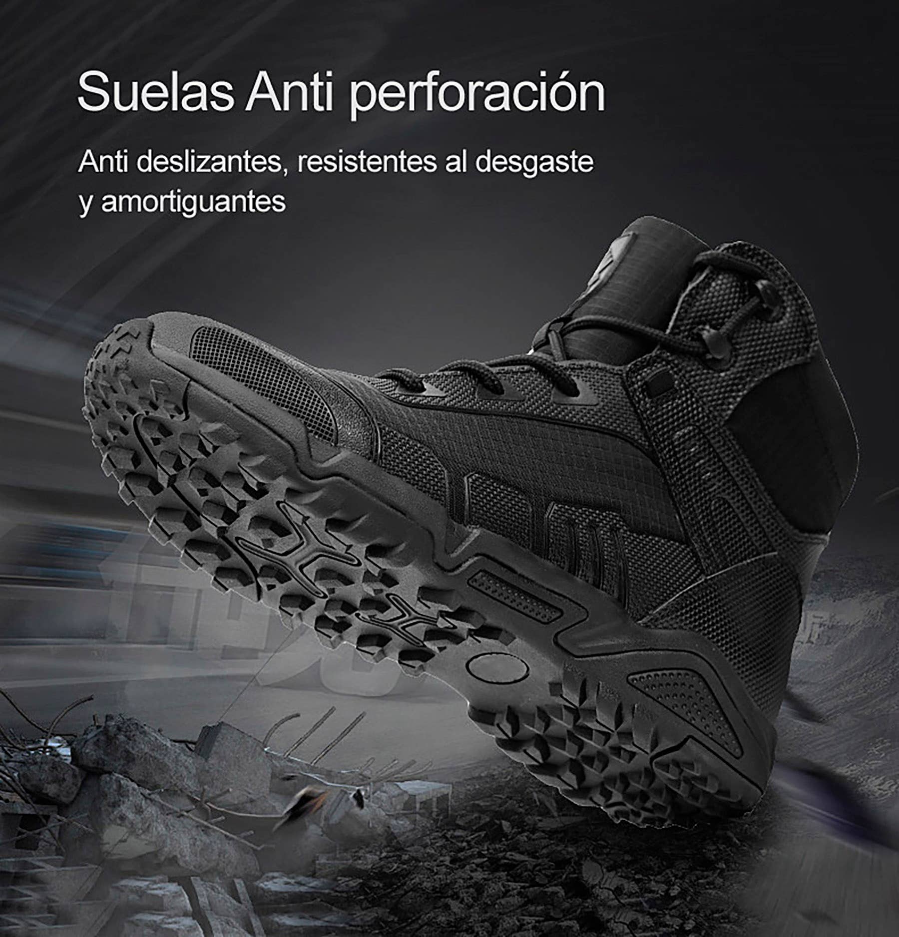 Ivedin - Wholesale Combat/Military Boots - Men's - CluCluC Insignia | Black Tactical Military Police Boots5