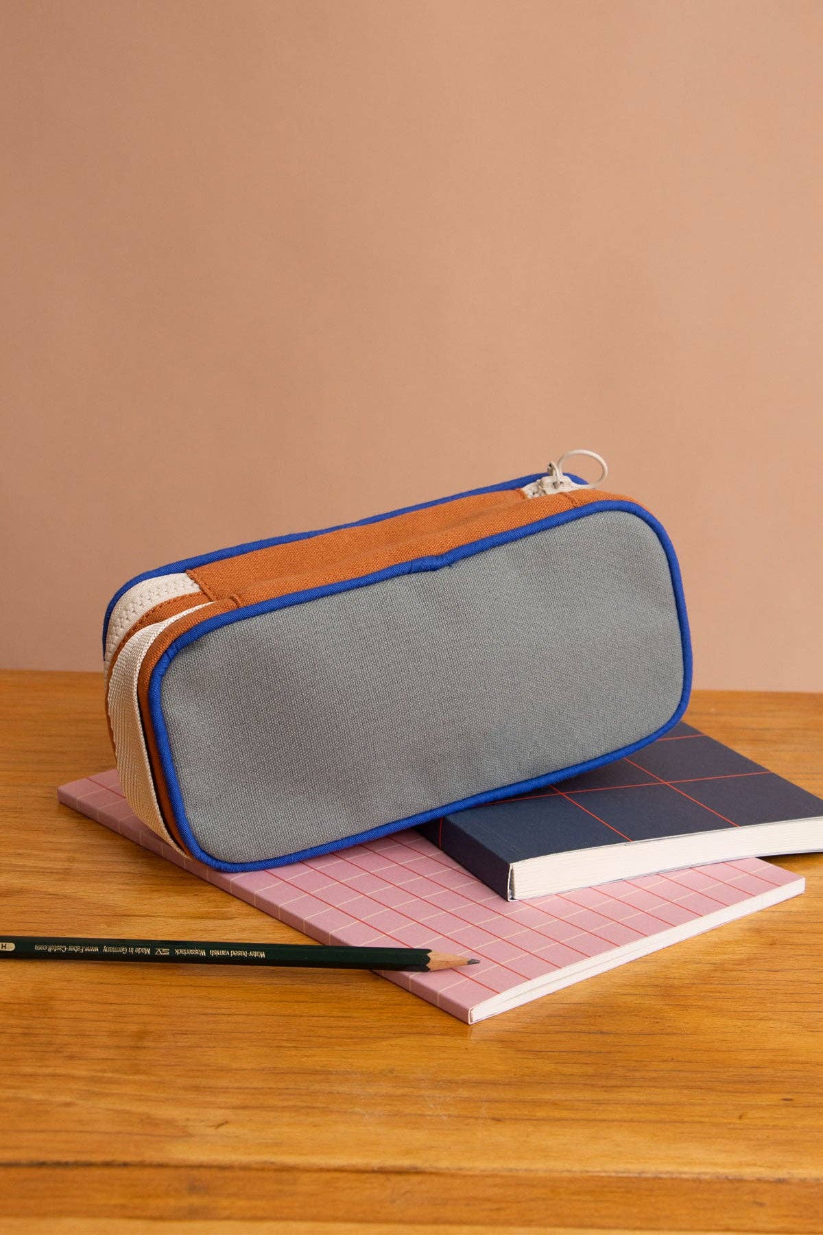 Hindbag - Wholesale Pencil Case/Pouch - Max Tricolor Pencil Case Blush Pink3
