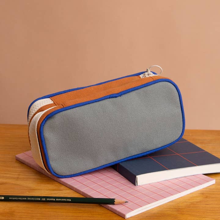 Hindbag - Wholesale Pencil Case/Pouch - Max Tricolor Pencil Case Blush Pink3