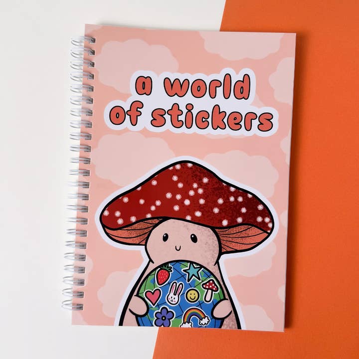 Reusable Sticker Book, Sticker Collection Album for wholesale by Crescent Sun Studio