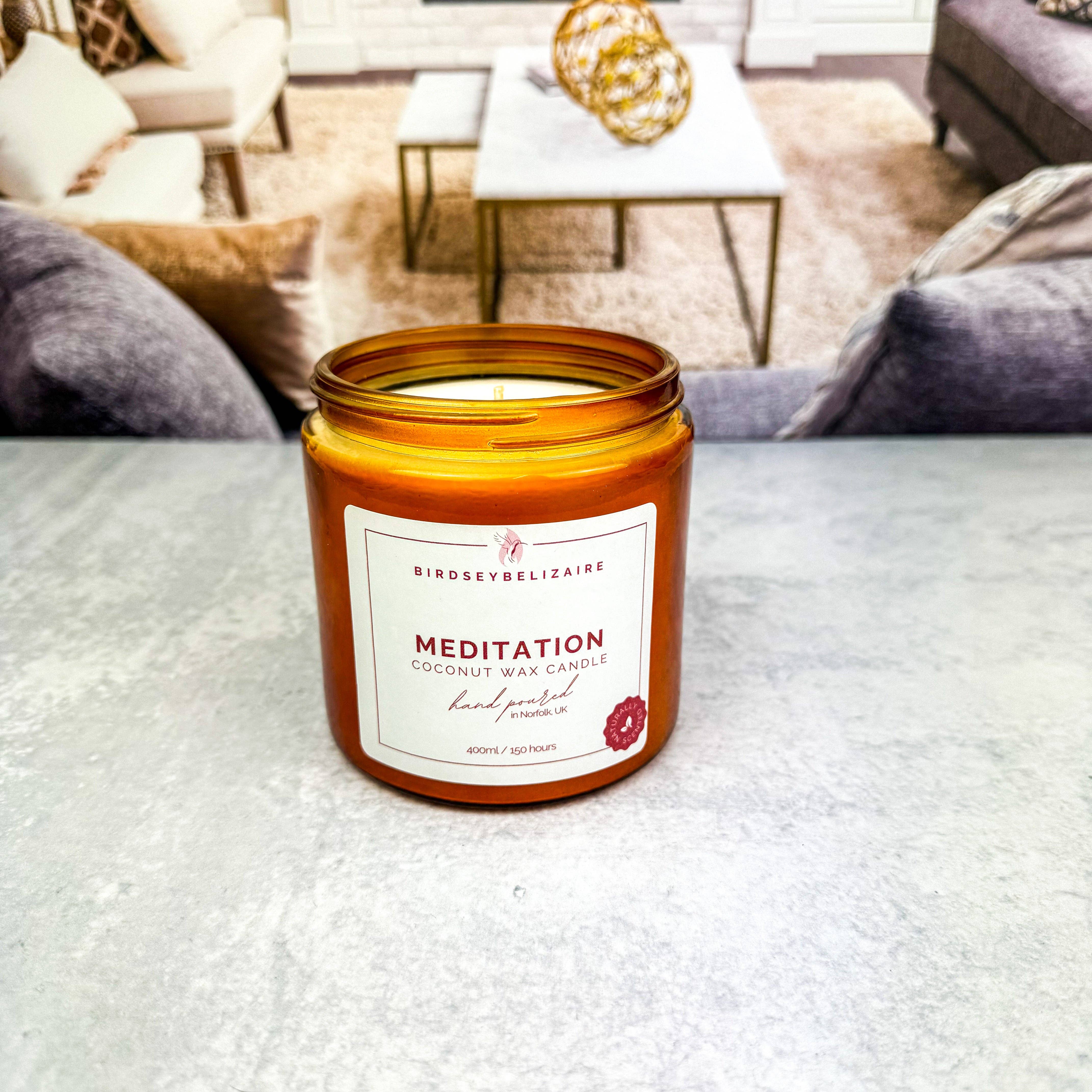 BirdseyBelizaire - Wholesale Jar/Filled Candle - Meditation - Naturally Scented Candle5