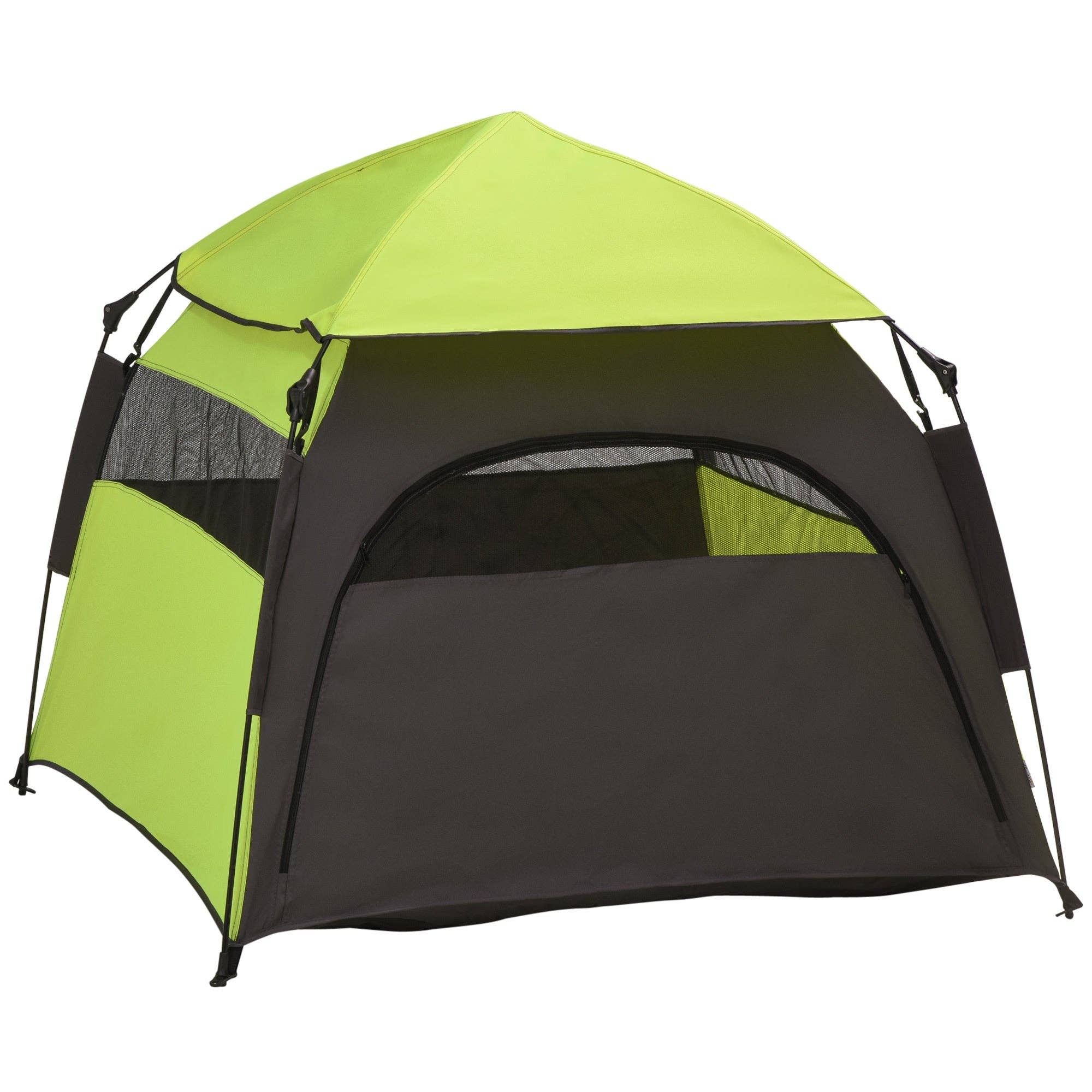 39F Inc. - Wholesale Tent - PawHut Pop-Up Dog Tent – Large Pet Tent, Green1