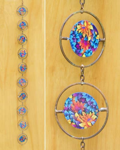 Ancient Graffiti - Wholesale Ornament - Floral Circle Ornament0