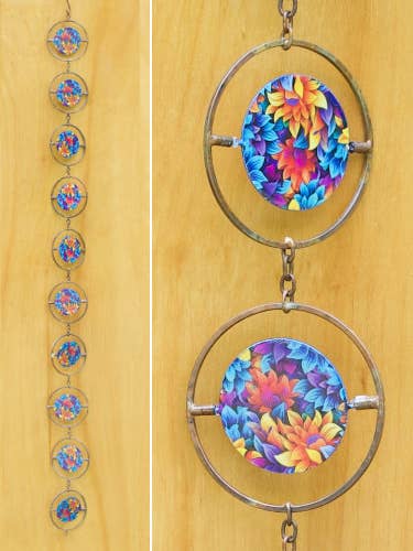 Floral Circle Ornament for wholesale by Ancient Graffiti