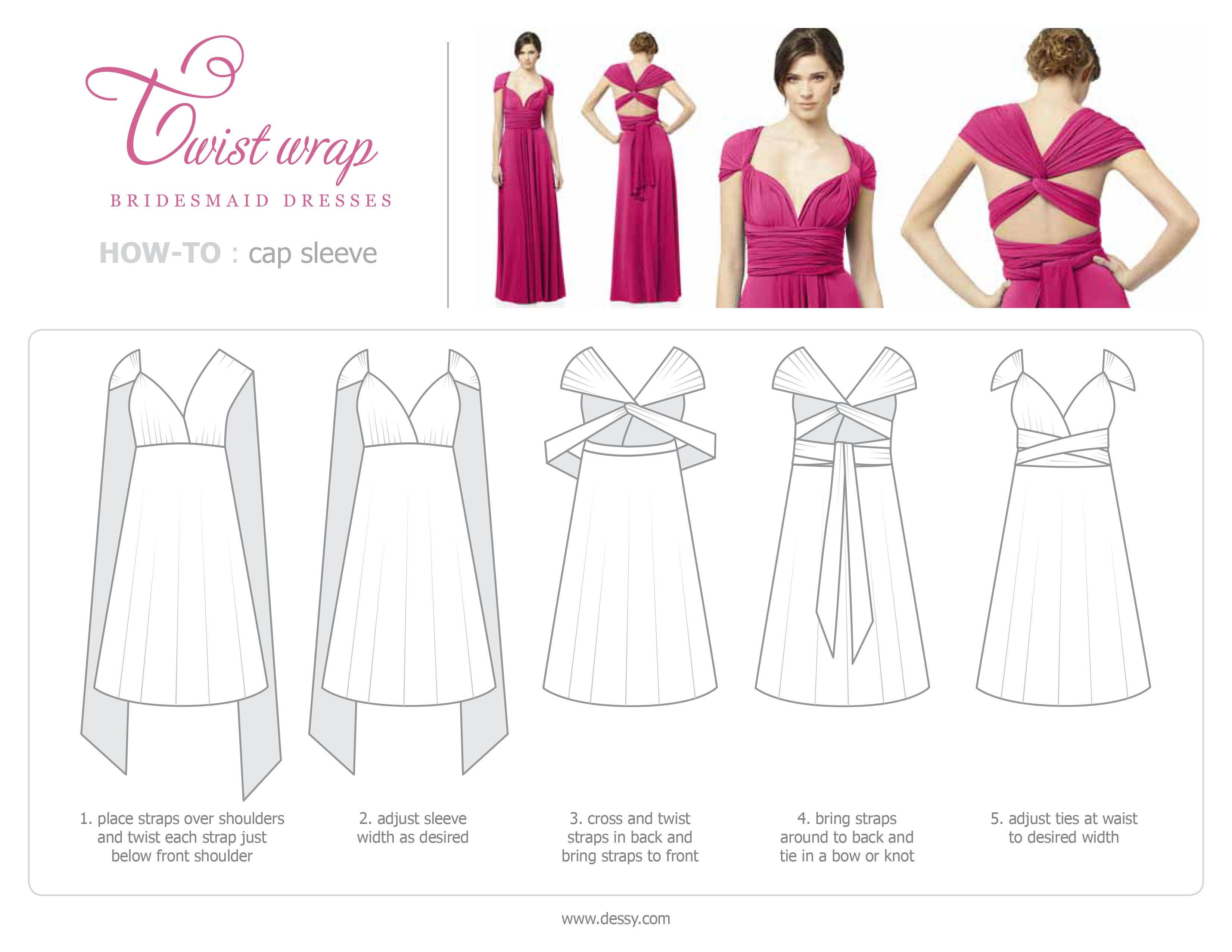 Dessy Group – Großhandel Kleid – Damen – Twist Wickelkleid: Lang90