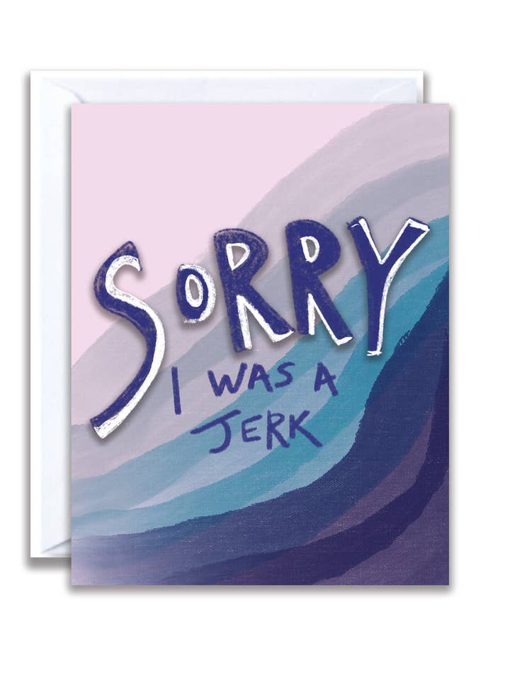 Sorry Card, Apology Card for wholesale by Flo and Syd