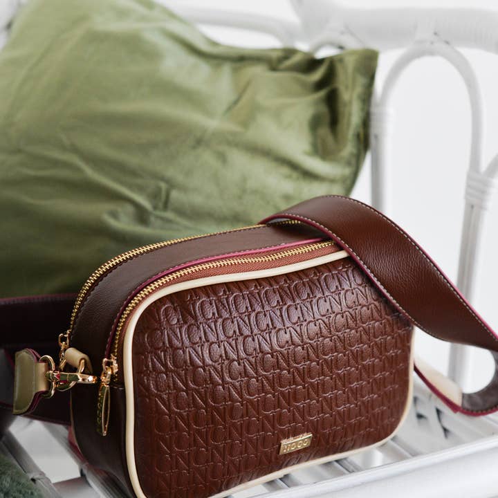 NOCO - Wholesale Shoulder Bag - Women's - Noco Brown Logo Crossbody Bag0