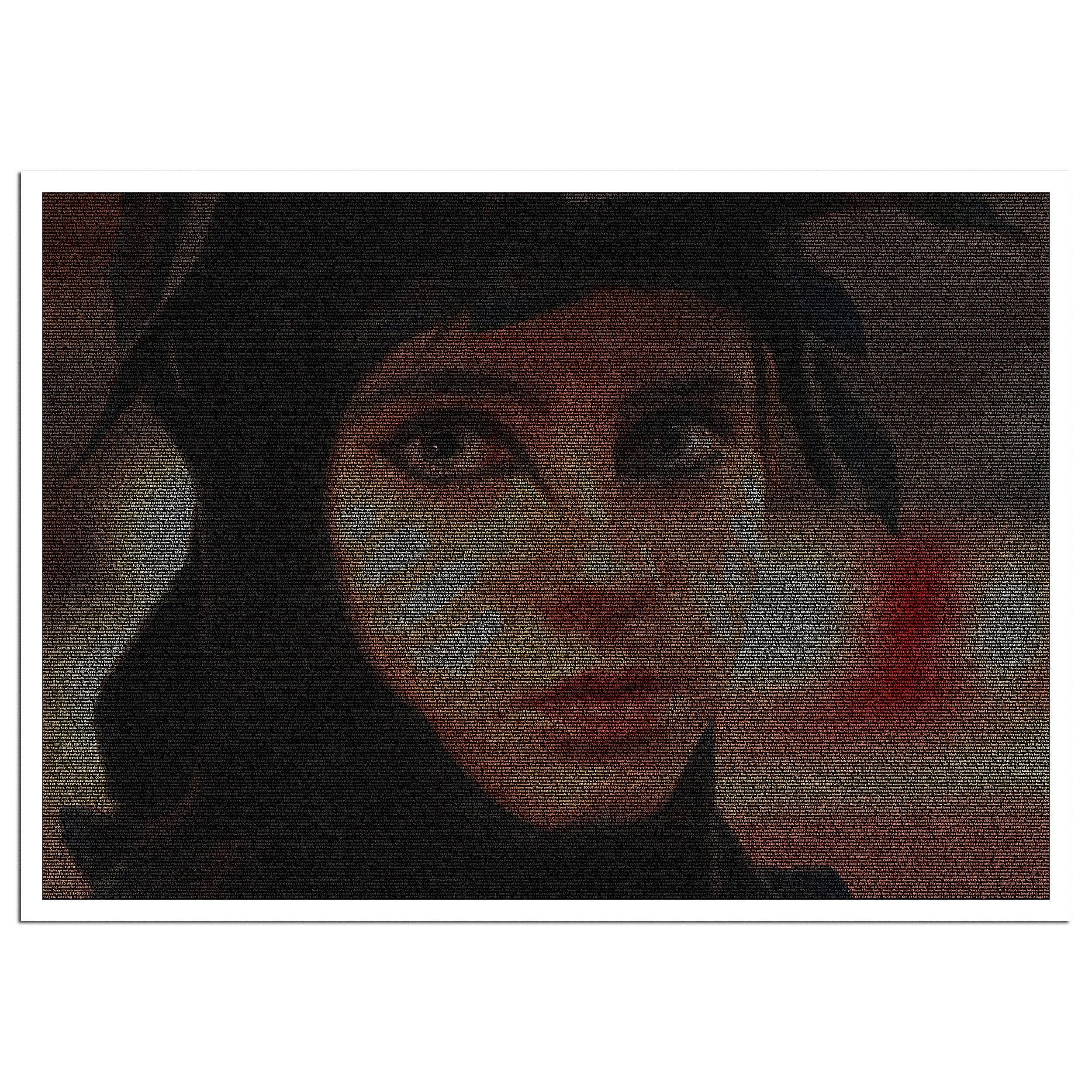 Robotic Ewe – Großhandel Kunstdruck – Moonrise Kingdom - Drehbuch Kunstdruck - Suzy as Raven4