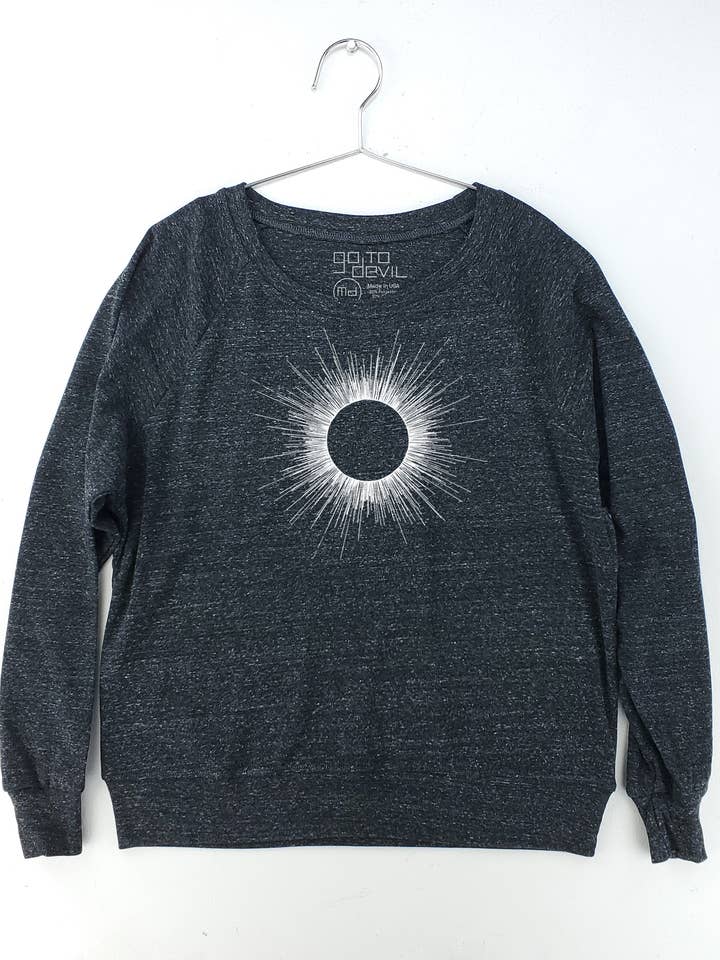 Eclipse Agnes Tri Blend Pullover for wholesale by Go To Devil