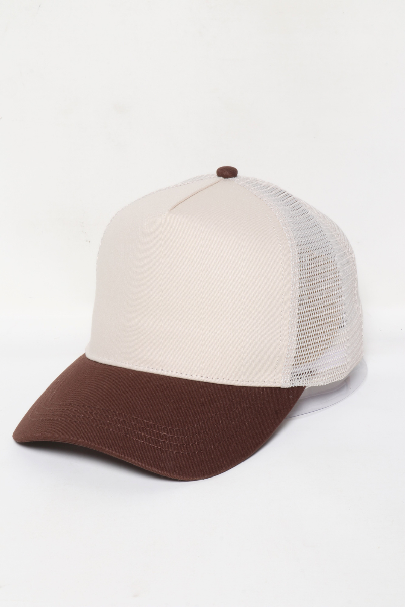 キャップ THEVINYLHOUSE MESH TWO TONE BALL CAP 5FT2288 Wholesale 5 Panel Two Tone Mesh back Baseball Cap for your