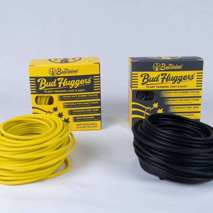 BudHuggers™ - Thin Plant Training Garden Ties for wholesale by BudTrainer Inc.
