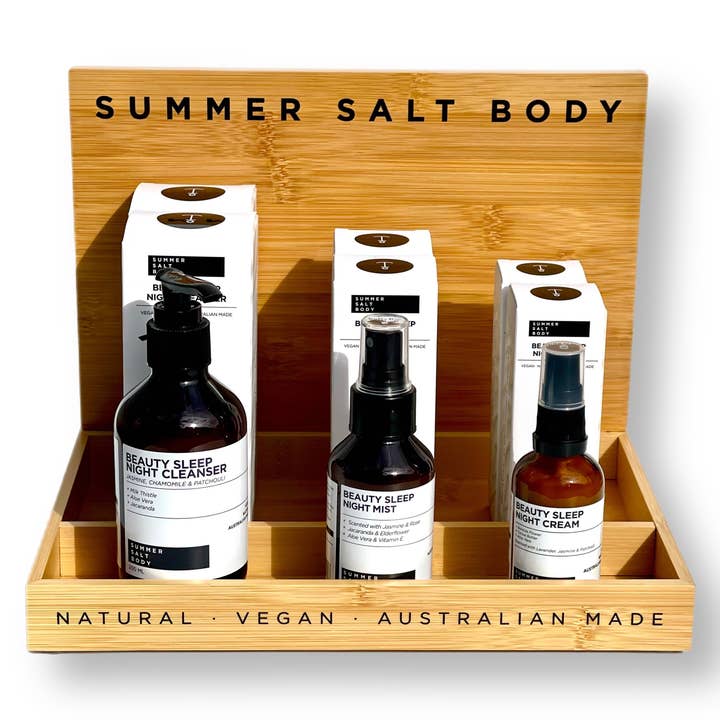 Skincare stand - Night Rituals for wholesale by Summer Salt Body