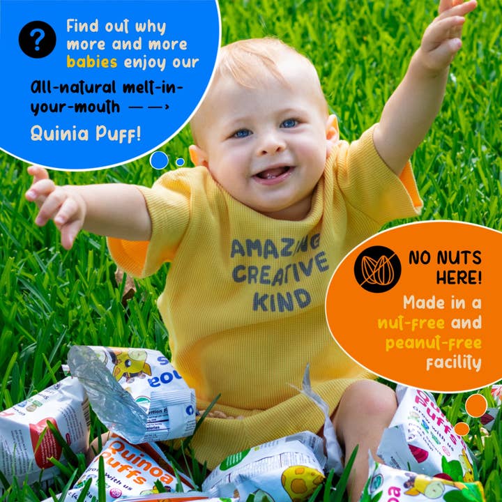 Awsum Snacks - Wholesale Baby Food - Awsum Snacks Superfood Baby Puffs - Variety Box - 4 Flavors