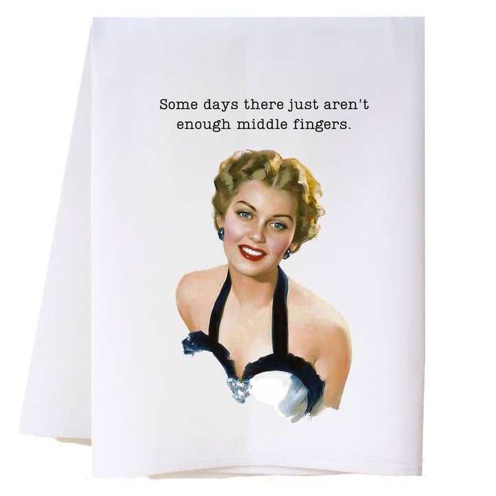 Some Days Kitchen Towel for wholesale by Cora & Pate