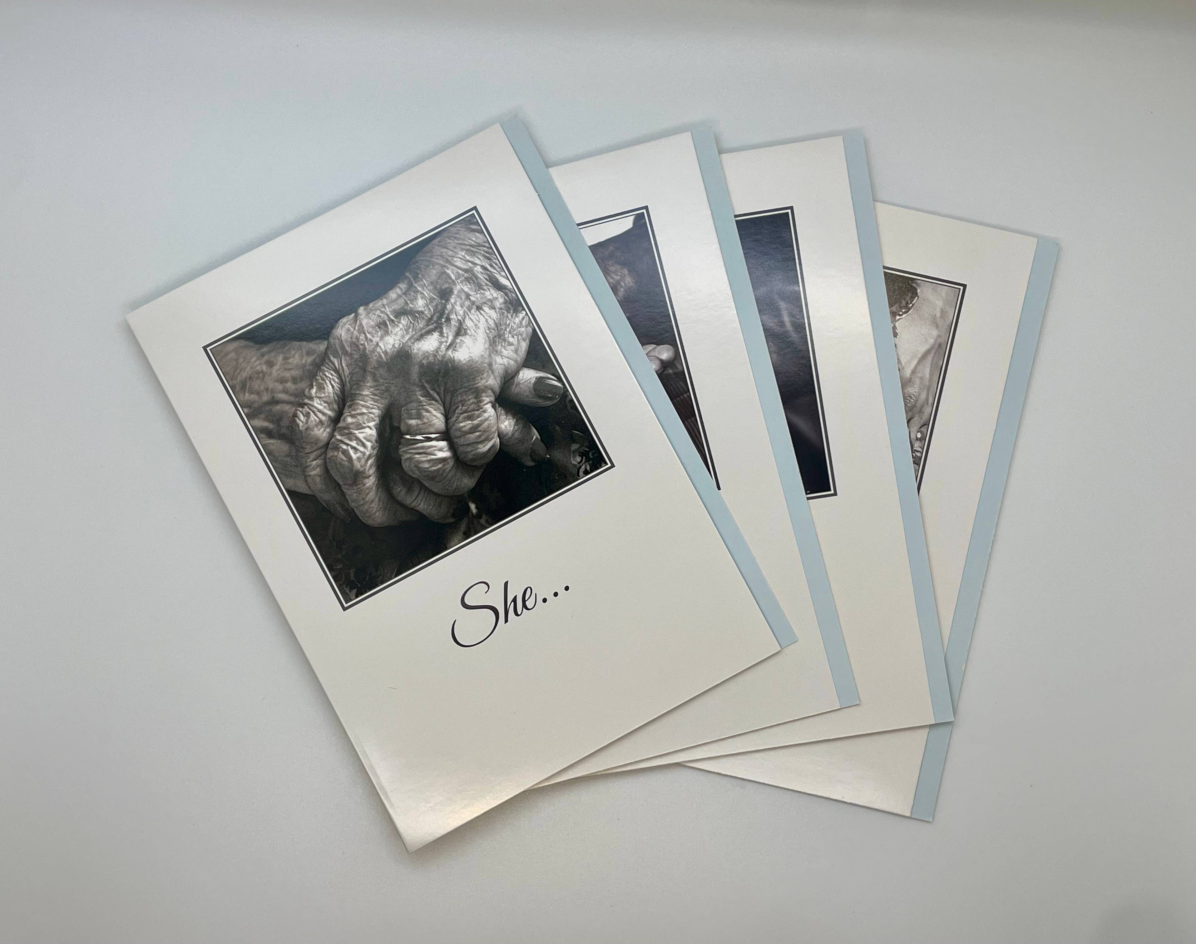 Gracefully Yours - Wholesale Sympathy Card - Sympathy Cards - "Hands" (4 designs - 12 pack)8
