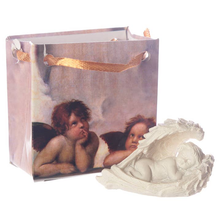 Puckator EU - Wholesale Ornament - Cherub in Angel Wings Figure in a Mini GiftBag3