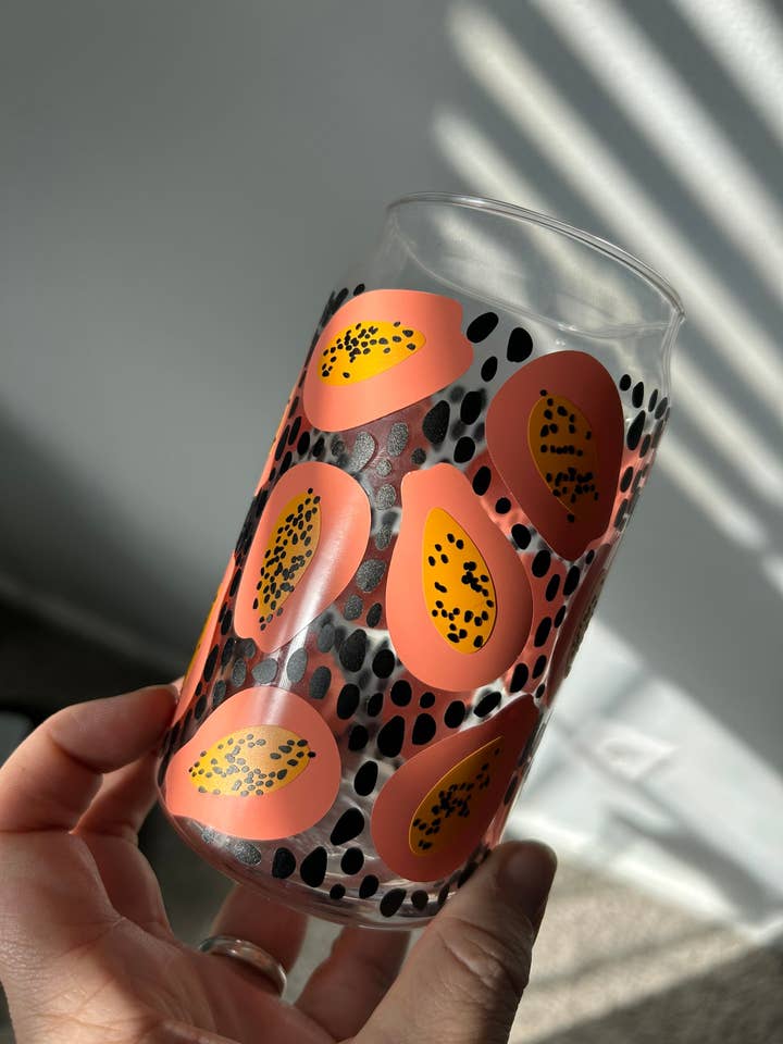 Papaya 16 Oz Tumbler for wholesale by Good Vibes Beads Design