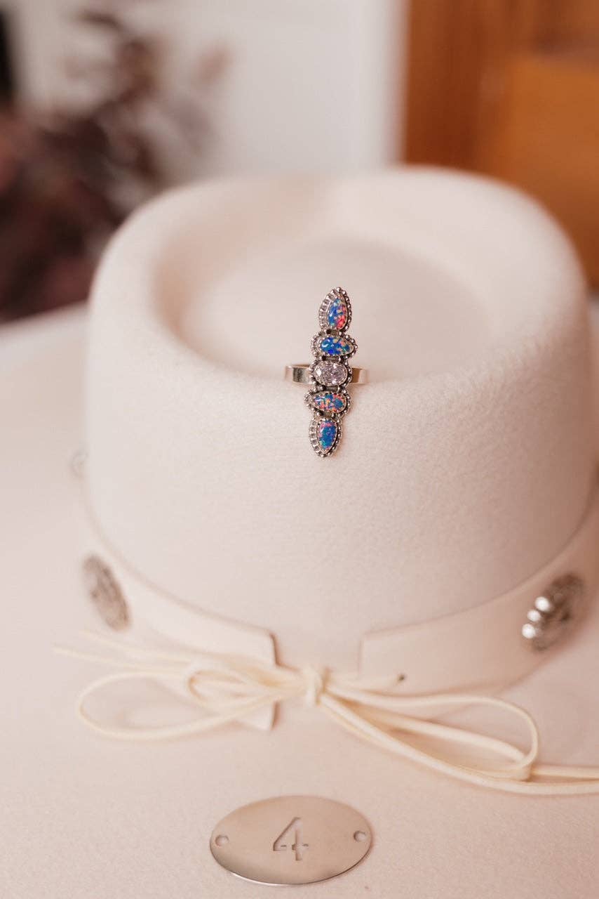 Krush Kandy - Wholesale Cocktail/Statement Ring - Kandy Opal Rings Bno. 42