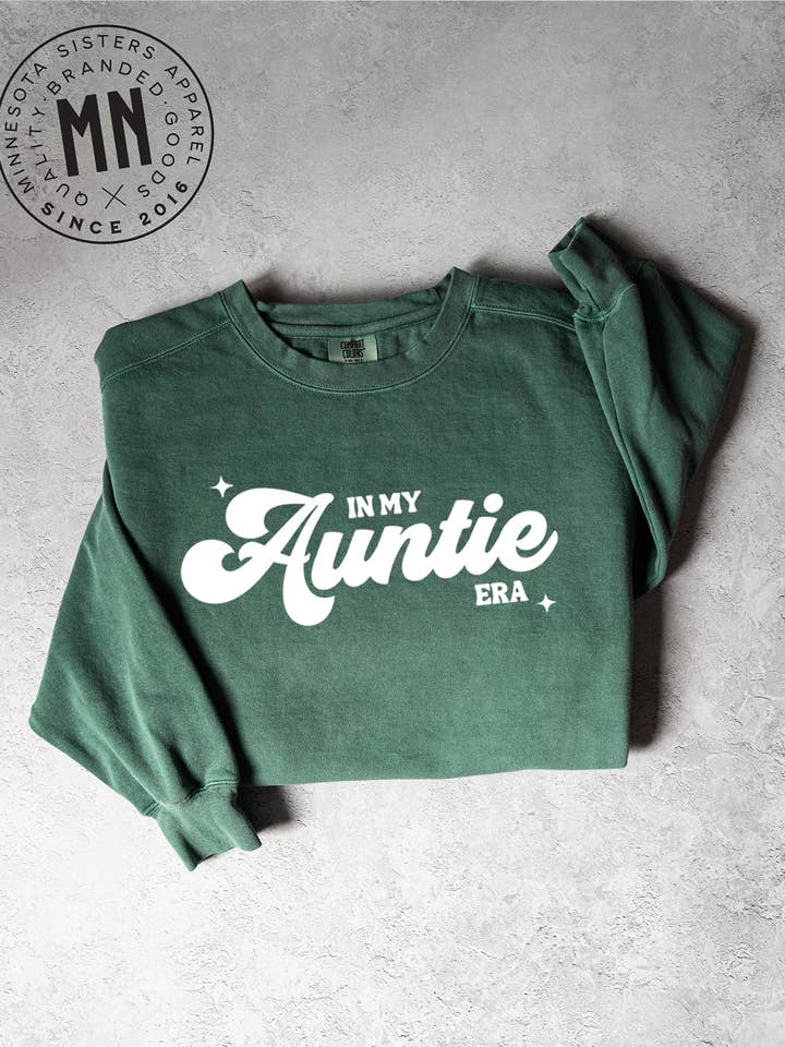 In My Auntie Era Crewneck for wholesale by Minnesota Sisters