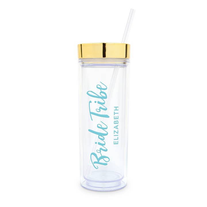 Weddingstar Inc. – wholesale Insulated mug/tumbler – 17 oz. Insulated Plastic Drink Tumbler - Bride Tribe12