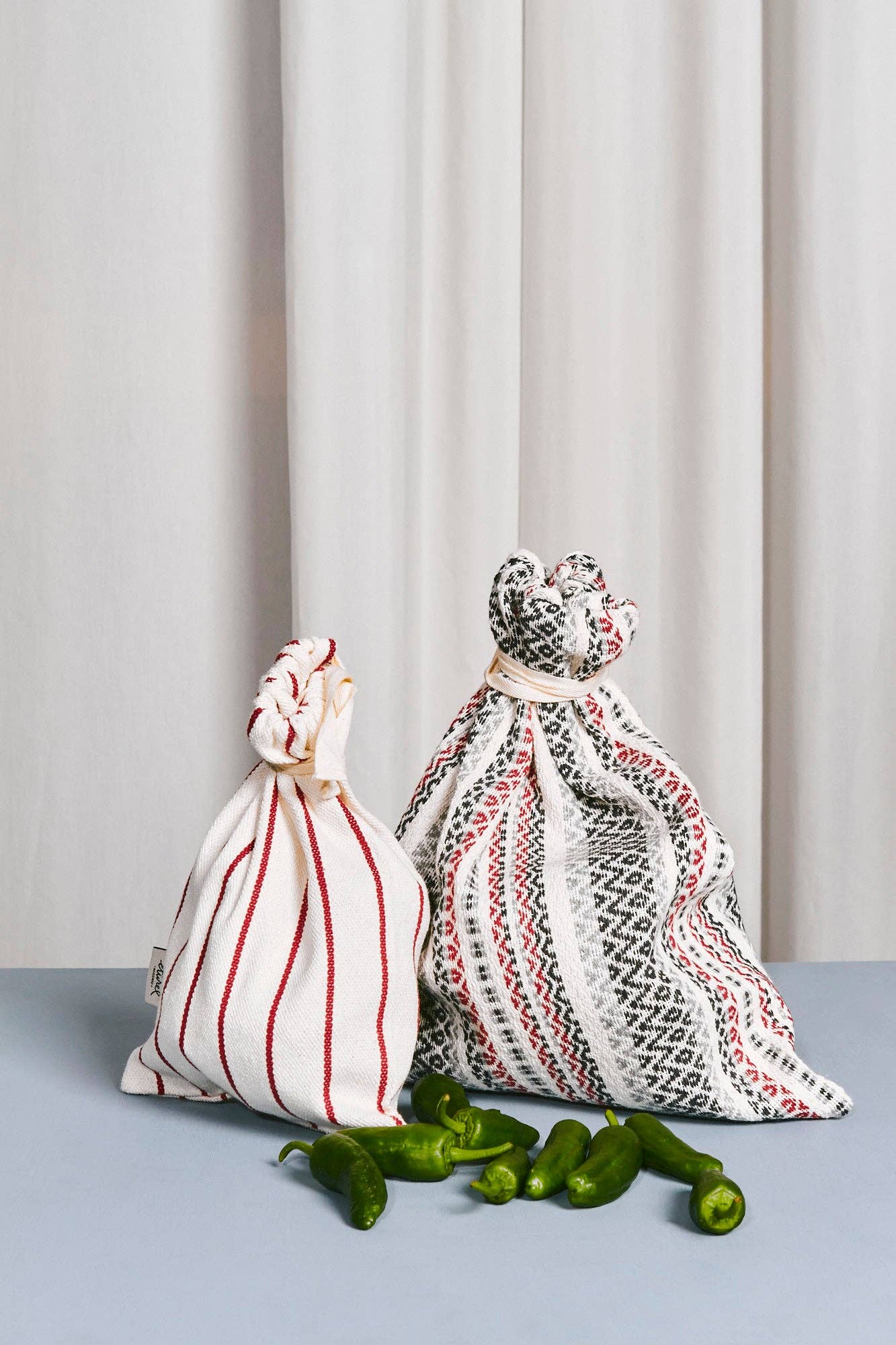 Eturel Madrid - Wholesale Grocery/Shopping Bag - Talega 2 units. Morellano fabric maroon0