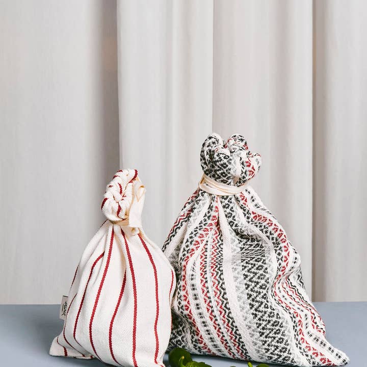 Eturel Madrid - Wholesale Grocery/Shopping Bag - Talega 2 units. Morellano fabric maroon