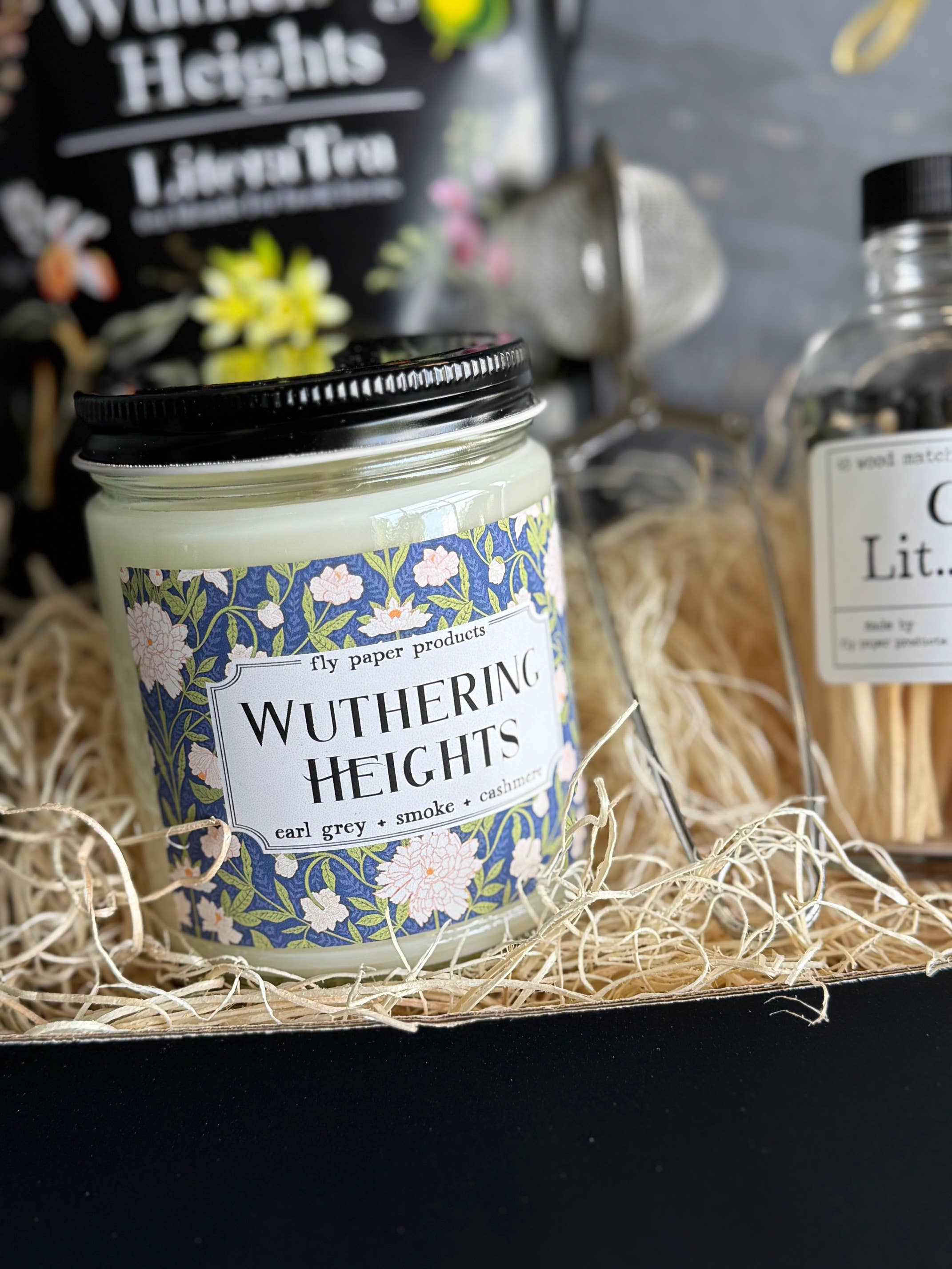 Fly Paper Products - Wholesale Jar/Filled Candle - Wuthering Heights Classic William Morris Collection Candle 3
