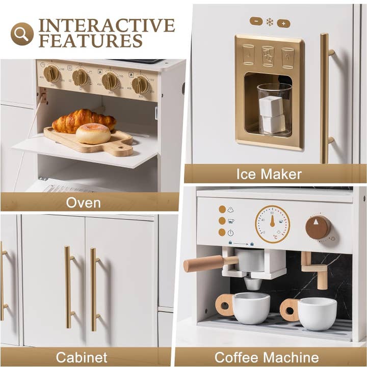 Robud & Mewoofun Official Store - Wholesale Toy Set - Kids - Robud New Super Large Cooking Pretend Play Kitchen Sets17