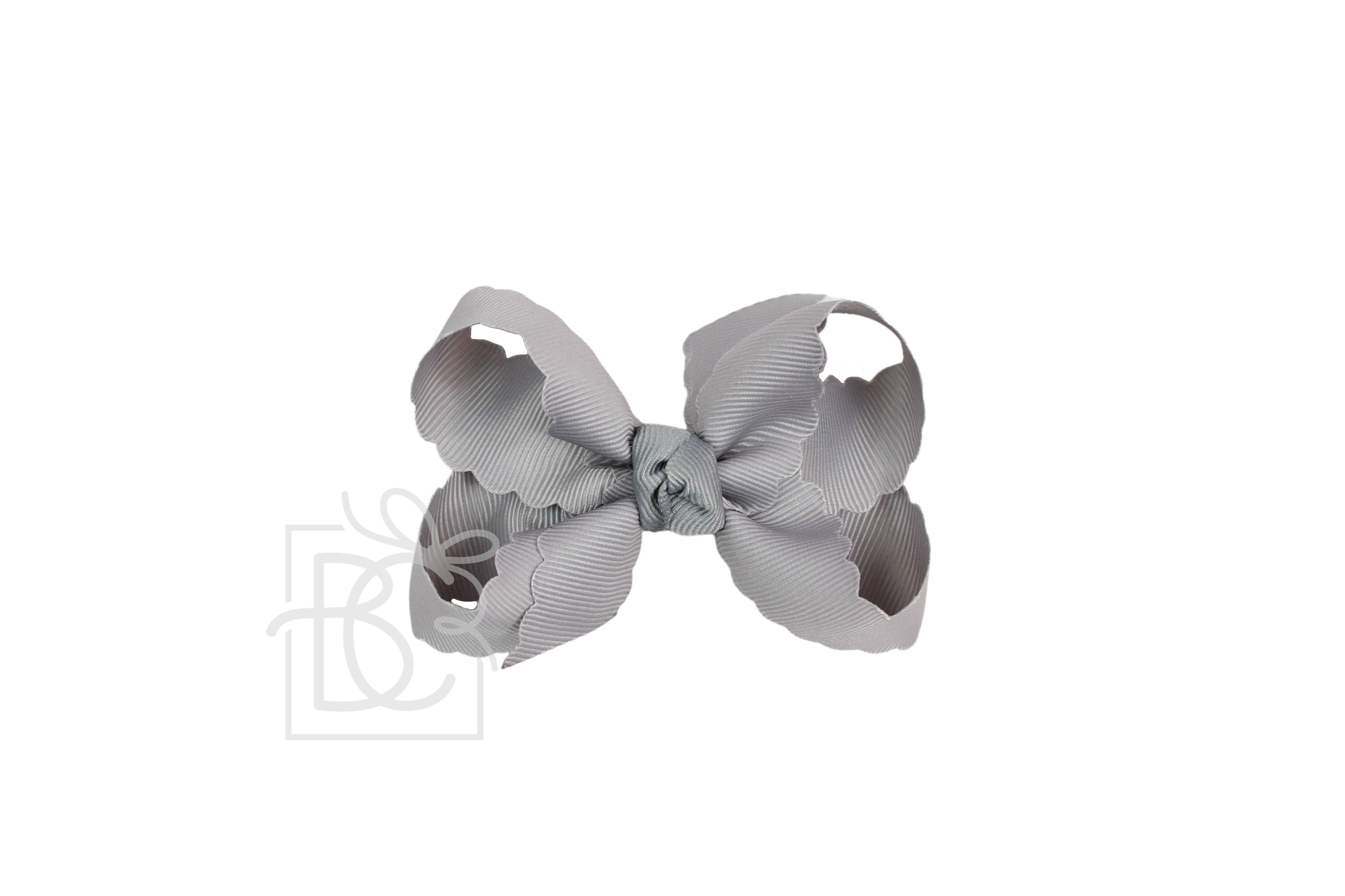 Beyond Creations, LLC – wholesale Hair bow – Kids – SCALLOPED EDGE BOW16