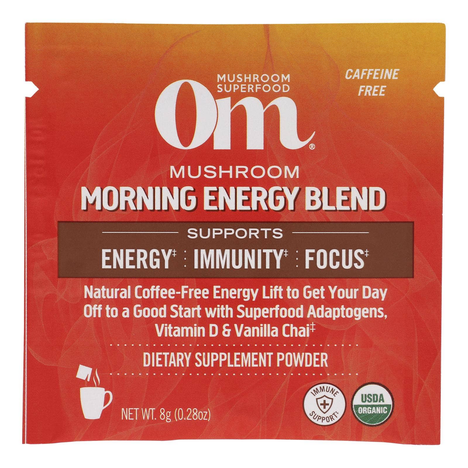Everyday Supply Co - Wholesale Powdered Health Drink - Om - Mush Morn Energy Blend - Case Of 10-.28 Oz0