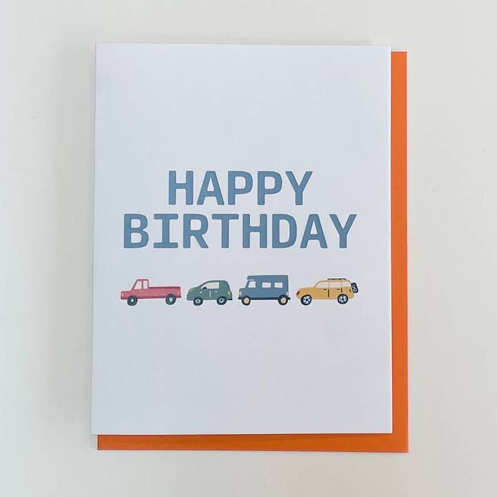 Tillykke med fødselsdagen lastbilkort for engroshandel hos The Mailroom Fort Langley