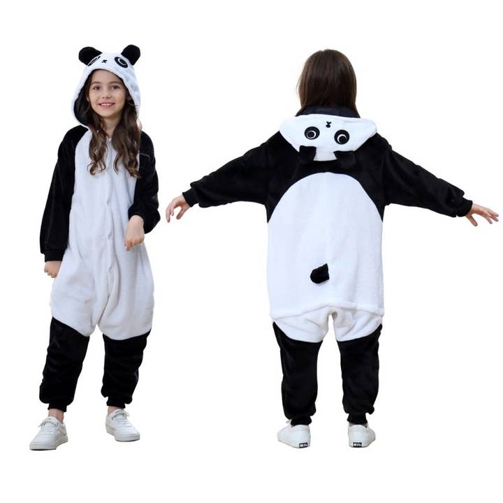 Jammies For Parties - Wholesale Onesie - Kids - Kids Unisex Animal Onesies - PANDA