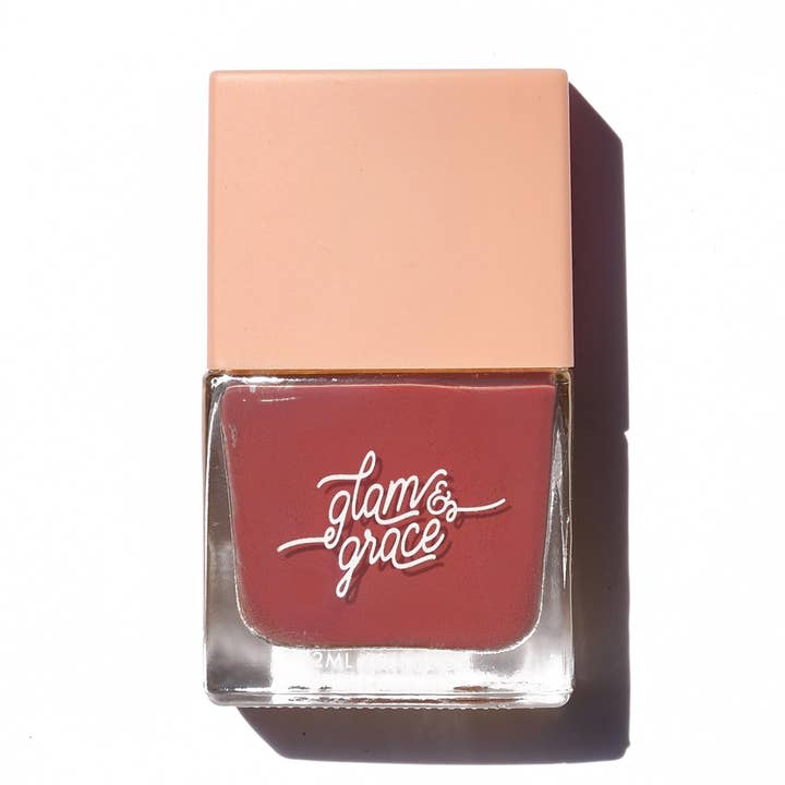 Vernis à ongles - Muted Red pour la vente par Glam & Grace