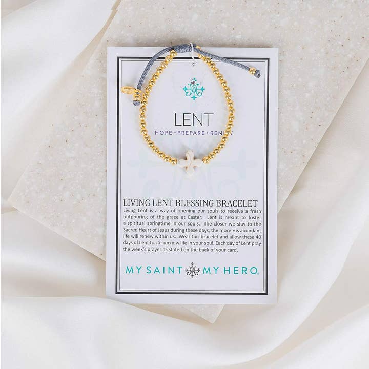 Living Lent Blessing Bracelet for wholesale by My Saint My Hero