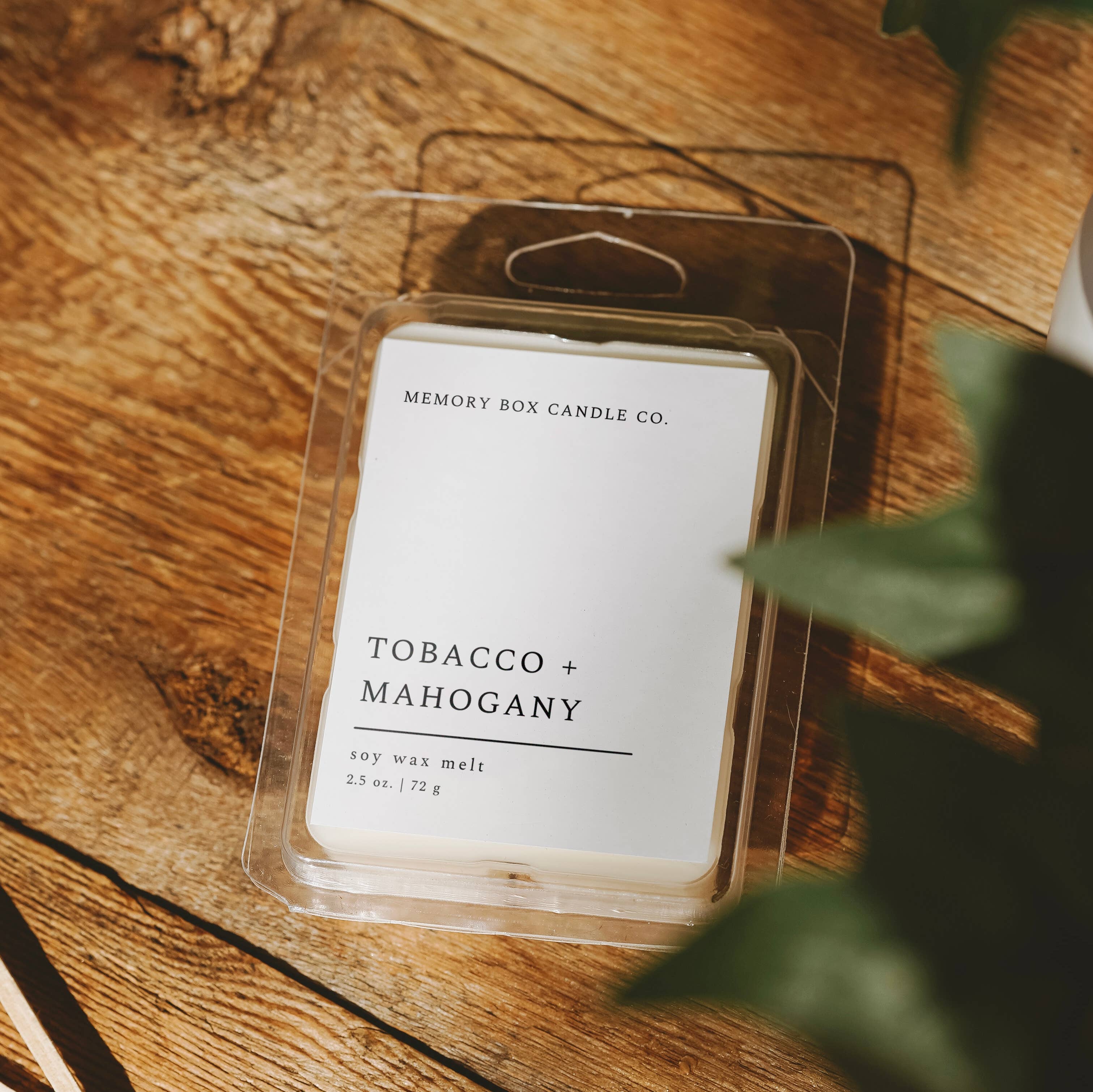 Memory Box Candle Co. - Wholesale Wax Melt - Soy Wax Melt - Tobacco + Mahogany